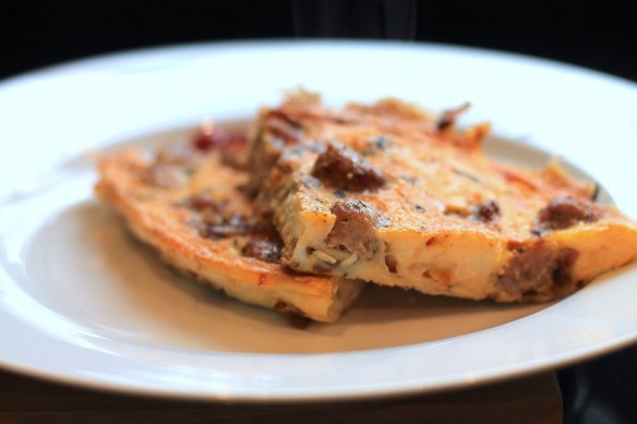 Sausage and Thyme Omelette