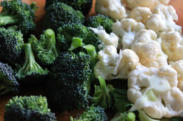 Broccoli and Cauliflower
