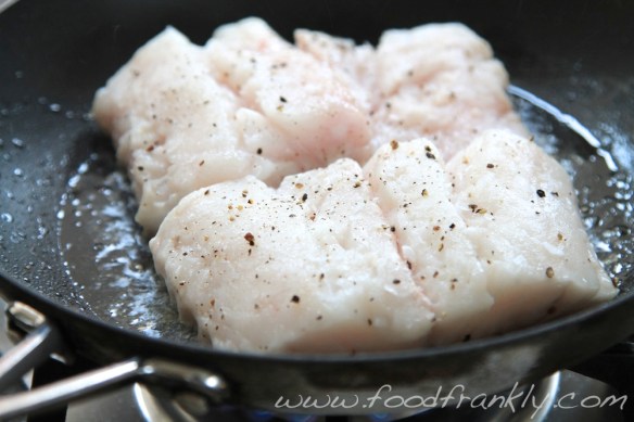 Pan fried Hake