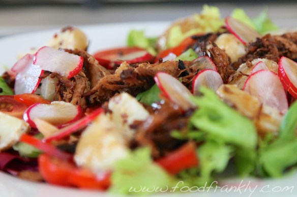 BBQ pork salad