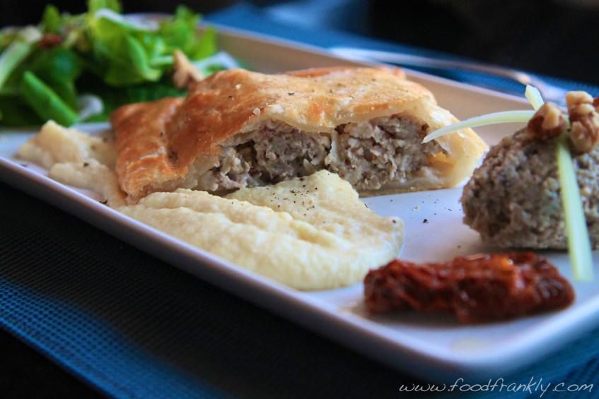 Pork Pasty, Apple Celeriac Puree