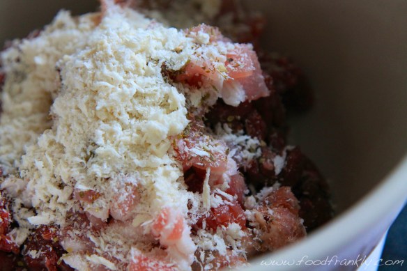 venison meatball mixture