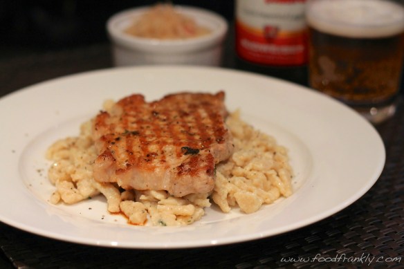 Pork, Spätzle and Sauerkraut
