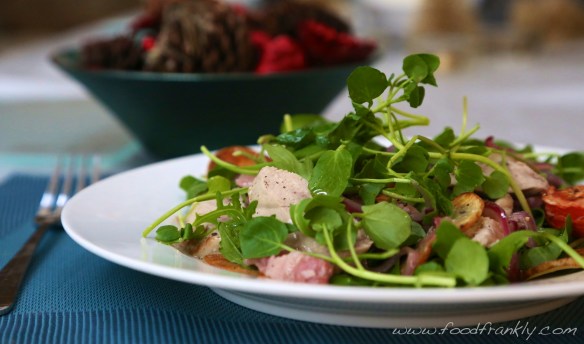 Warm Pheasant Salad