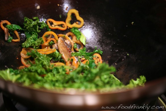 Spicy kale stir fry