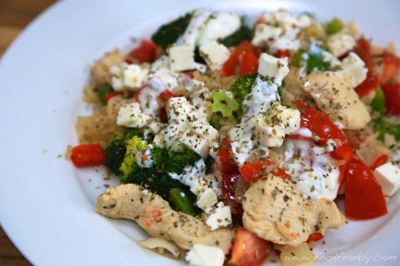 Chicken Brown Rice Yoghurt Mint Honey