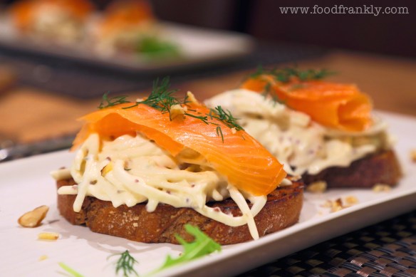 Smoked salmon and remoulade